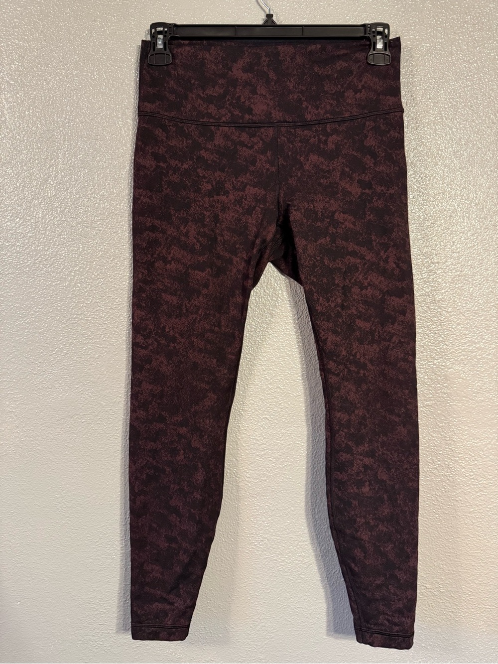 lululemon athletica Burgundy purple Patterned High-Waist Leggings
